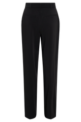 Amelie Suiting Straight Leg Pants - Black